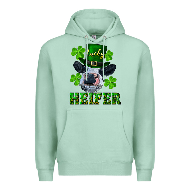 Lucky Heifer Premium Hoodie by RanaPortraitStore | Teevron