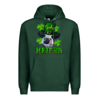 Sports Green lucky heifer Premium Hoodie - RanaPortraitStore