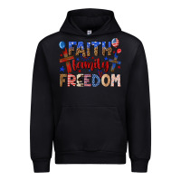 Black faith family freedom Urban Hoodie - texasbilliewilder