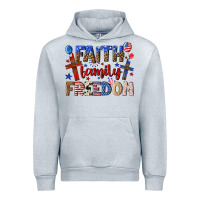 Heather Grey faith family freedom Urban Hoodie - texasbilliewilder
