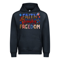 Navy faith family freedom Urban Hoodie - texasbilliewilder