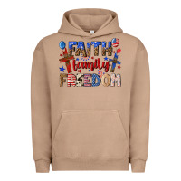 Pigment Burro faith family freedom Urban Hoodie - texasbilliewilder