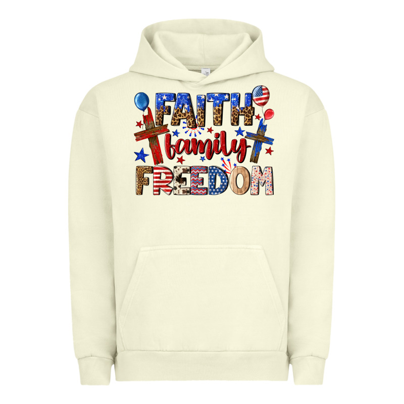 Faith Family Freedom Urban Hoodie by texasbilliewilder | Teevron
