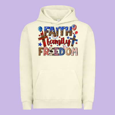 Urban Hoodie faith family freedom
