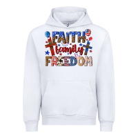 White faith family freedom Urban Hoodie - texasbilliewilder