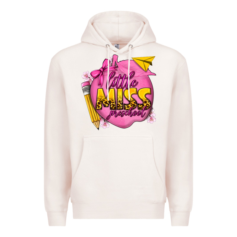 Little Miss Preschool Premium Hoodie by texasbilliewilder | Teevron