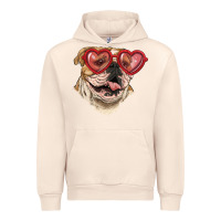 Sandshell english bulldog with love glass Urban Hoodie - RanaPortraitStore
