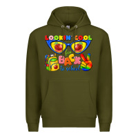 Army Green looking cool for back to school Premium Hoodie - texasbilliewilder