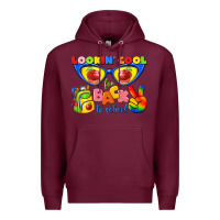 Burgundy looking cool for back to school Premium Hoodie - texasbilliewilder