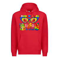 Red looking cool for back to school Premium Hoodie - texasbilliewilder
