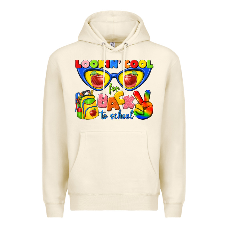 Looking Cool For Back To School Premium Hoodie by texasbilliewilder | Teevron