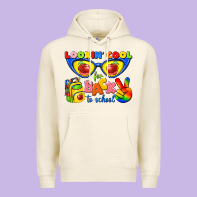 Looking Cool For Back To School Premium Hoodie Designed By Texasbilliewilder