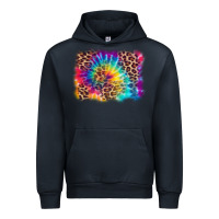 Navy leopard tie dye background Urban Hoodie - Zillion Design Studio