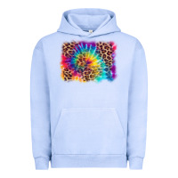 Pigment Grape Ice leopard tie dye background Urban Hoodie - Zillion Design Studio