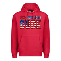 Cardinal all american dude Premium Hoodie - Zillion Design Studio