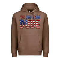 Chestnut all american dude Premium Hoodie - Zillion Design Studio