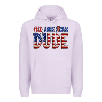 Lilac all american dude Premium Hoodie - Zillion Design Studio