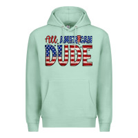Seafoam all american dude Premium Hoodie - Zillion Design Studio