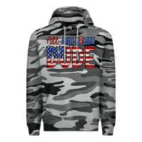 Slate Camo all american dude Premium Hoodie - Zillion Design Studio