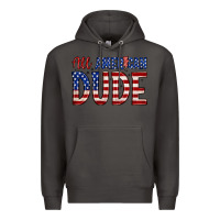 Smoke all american dude Premium Hoodie - Zillion Design Studio