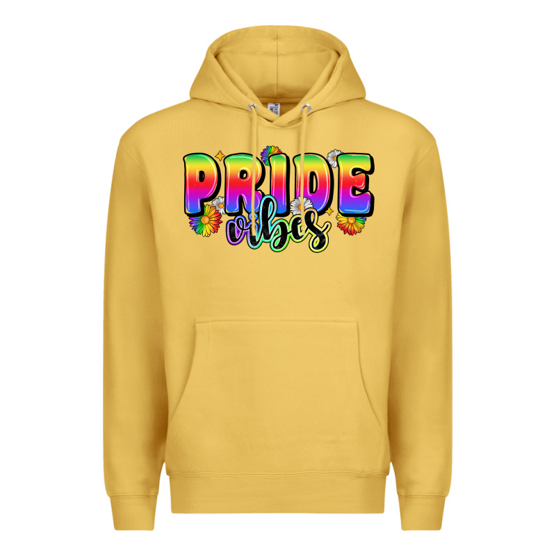 Pride Vibes Premium Hoodie by Zillion Design Studio | Teevron