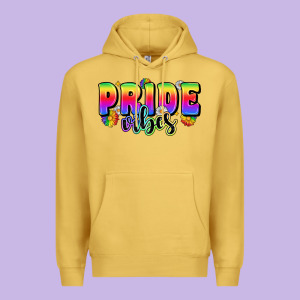 Pride Vibes Premium Hoodie Designed By Zillion Design Studio