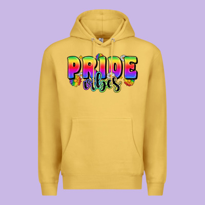 Pride Vibes Premium Hoodie Designed By Zillion Design Studio