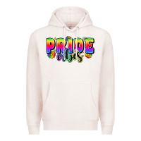 Pale Pink pride vibes Premium Hoodie - Zillion Design Studio