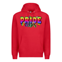 Red pride vibes Premium Hoodie - Zillion Design Studio