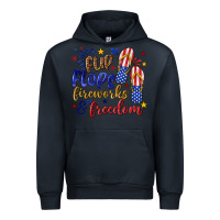 Navy flip flops fireworks and freedom Urban Hoodie - texasbilliewilder