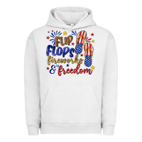 Pigment Lunar Rock flip flops fireworks and freedom Urban Hoodie - texasbilliewilder