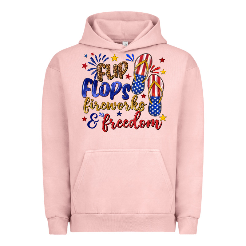 Flip Flops Fireworks And Freedom Urban Hoodie by texasbilliewilder | Teevron