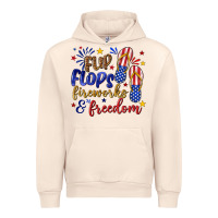 Sandshell flip flops fireworks and freedom Urban Hoodie - texasbilliewilder