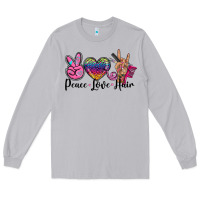Moon Dust peace love hair Long Sleeve Tee - BarkalooDesign