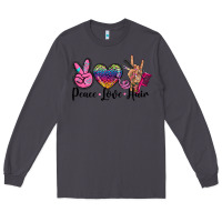 Smoke peace love hair Long Sleeve Tee - BarkalooDesign