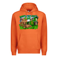 Carrot happy st. patrick's day cattle and calfs Premium Hoodie - RanaPortraitStore