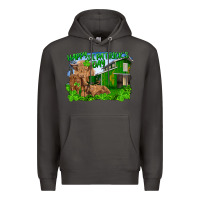 Smoke happy st. patrick's day cattle and calfs Premium Hoodie - RanaPortraitStore