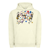 Pigment Pistachio fourth of july dancing skeleton Urban Hoodie - texasbilliewilder