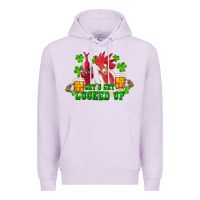 Lilac st. patrick's day roosters let's get lucked up Premium Hoodie - RanaPortraitStore