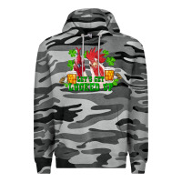 Slate Camo st. patrick's day roosters let's get lucked up Premium Hoodie - RanaPortraitStore