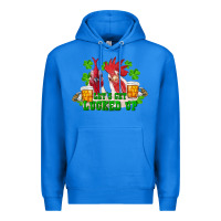 True Royal st. patrick's day roosters let's get lucked up Premium Hoodie - RanaPortraitStore