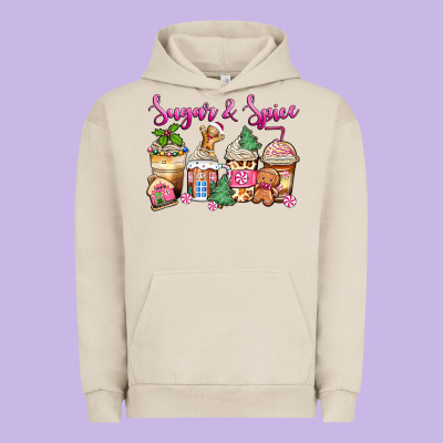 Urban Hoodie sugar and spice pink gingerbread coffee cups
