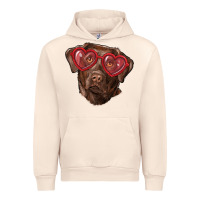 Sandshell labrador retriever with love glass Urban Hoodie - RanaPortraitStore