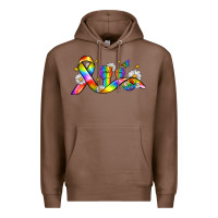 Chestnut pride ribbon Premium Hoodie - Zillion Design Studio