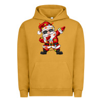 Pigment Peanut Butter dabbing santa with christmas lights Urban Hoodie - Zillion Design Studio