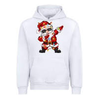 White dabbing santa with christmas lights Urban Hoodie - Zillion Design Studio