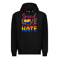 Black spread love not hate Premium Hoodie - Zillion Design Studio