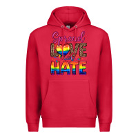 Cardinal spread love not hate Premium Hoodie - Zillion Design Studio