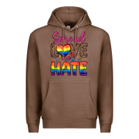 Chestnut spread love not hate Premium Hoodie - Zillion Design Studio