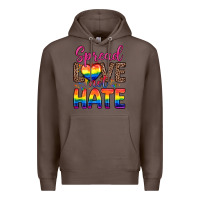 Coffee spread love not hate Premium Hoodie - Zillion Design Studio